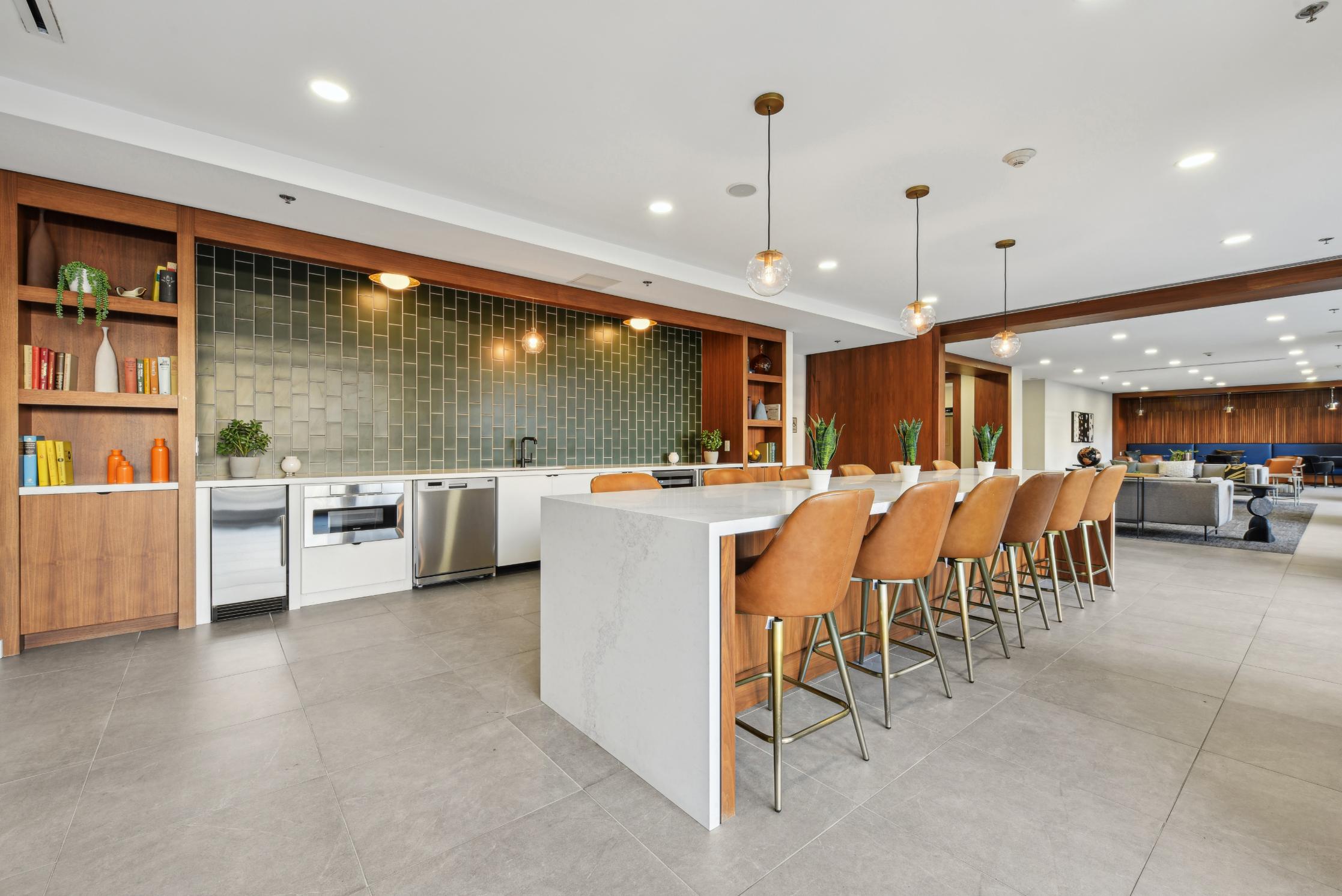 Resident kitchen and dining