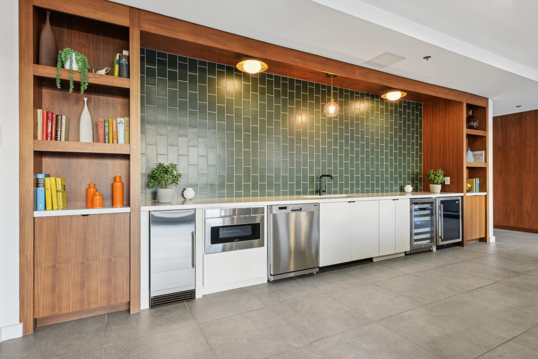 Resident kitchen and dining