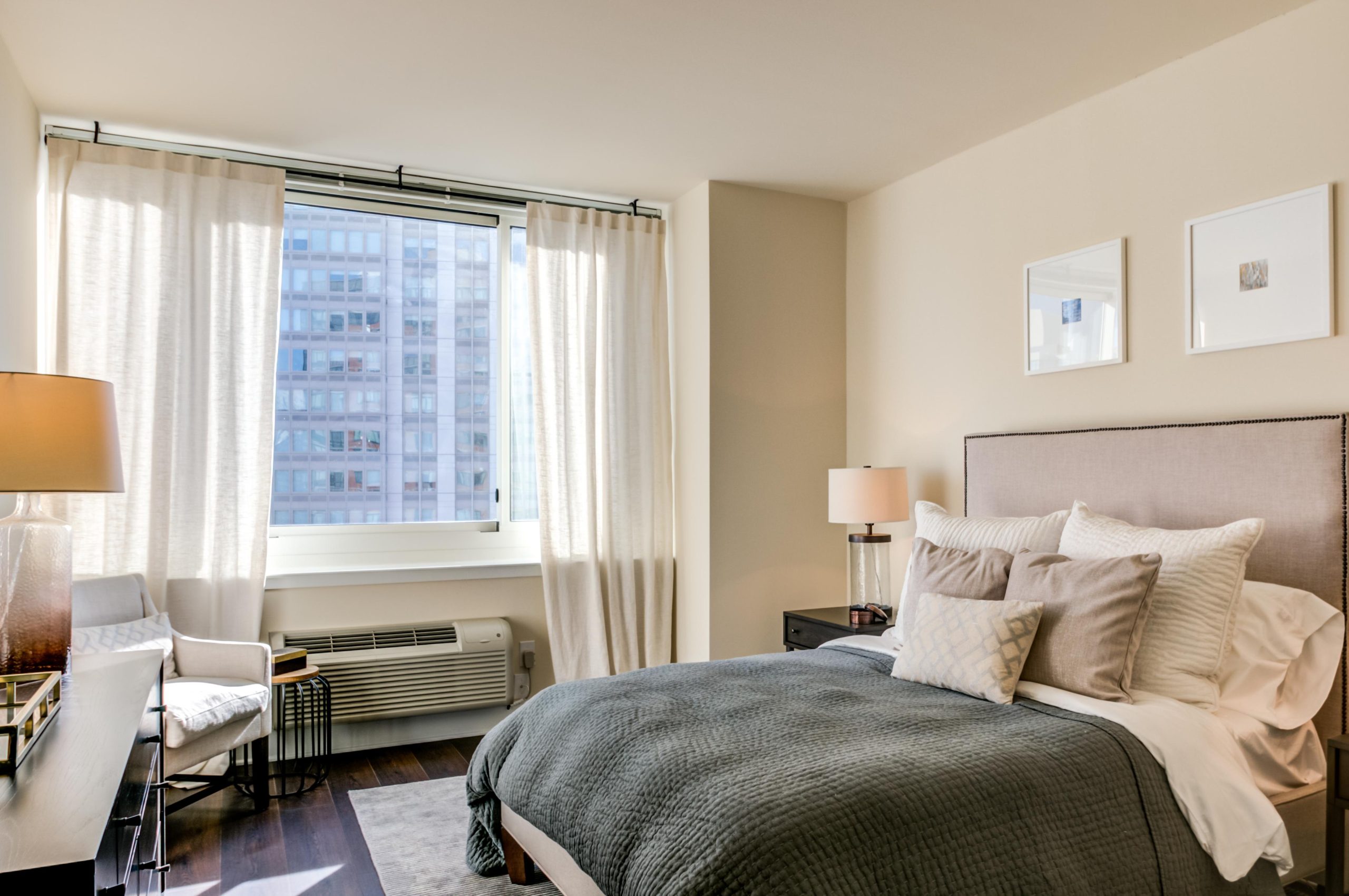 Bedroom looking at window direction